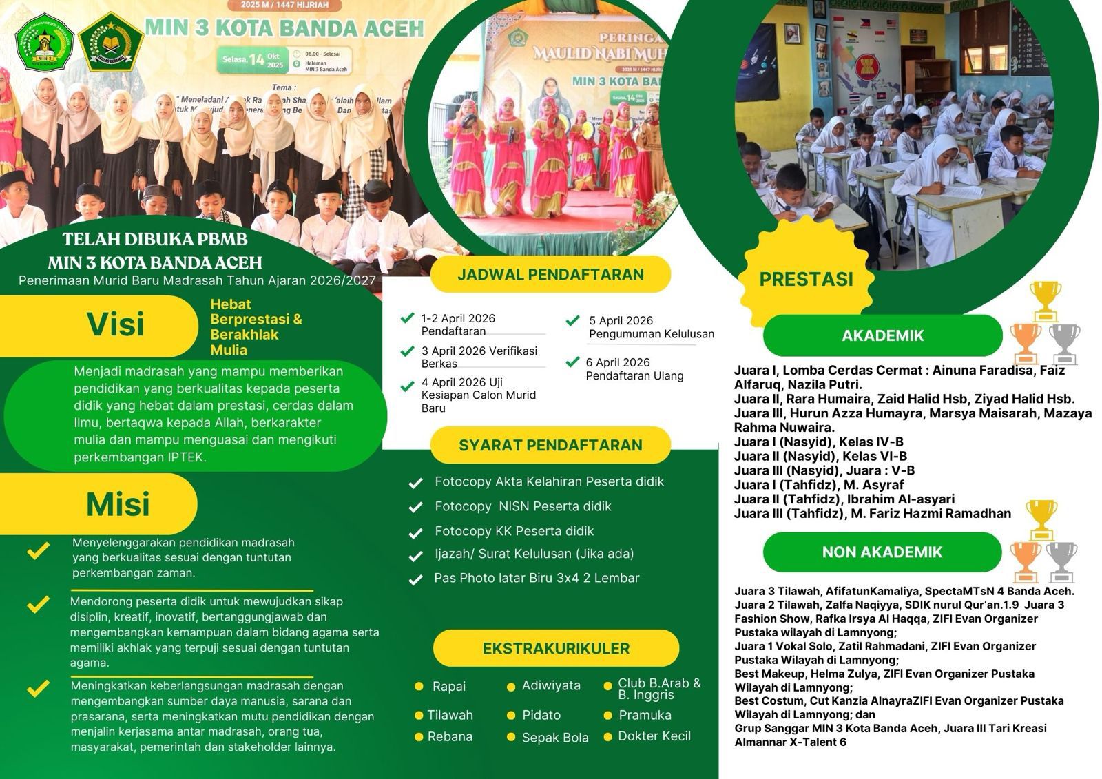 BROSUR PENERIMAAN MURID BARU TAHUN 2026